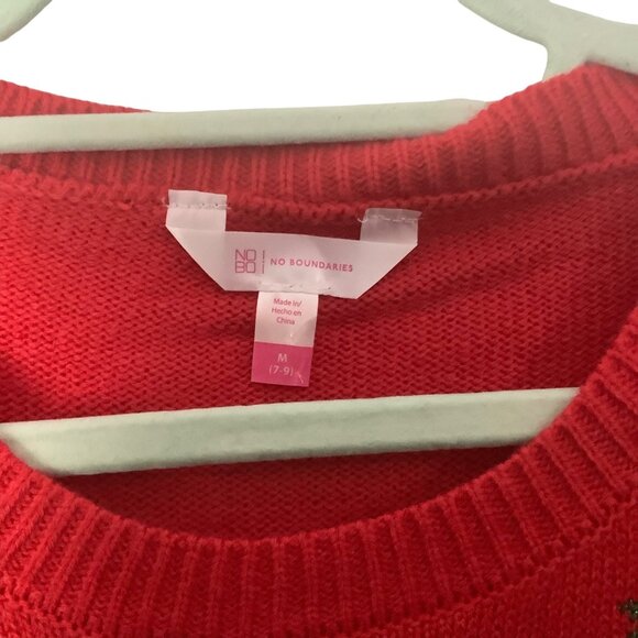 Santa's Favorite Reindeer Ugly Christmas Sequins Bells Sweater Women Medium - Picture 4 of 9